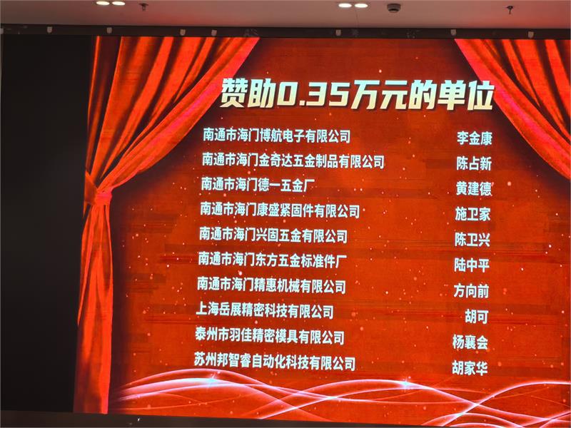 南通市海门区紧固件业商会二届三次年会，南通市海门区紧固件业商会七周年庆典