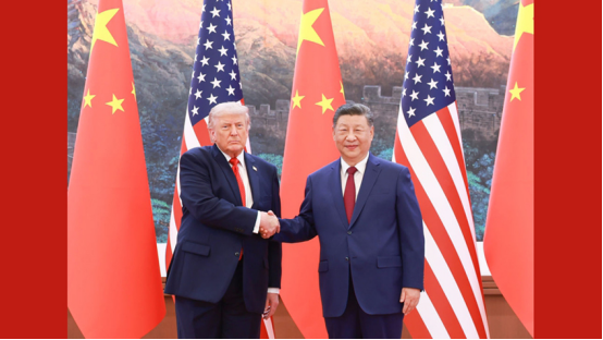 习近平同美国总统特朗普会谈