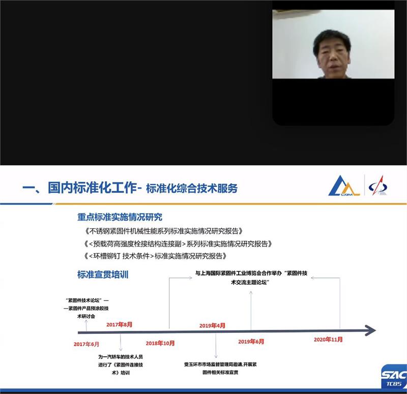 全国紧固件标准化技术委员会第七届一次年会暨标准审查会顺利召开