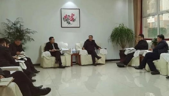 马洪广主持召开紧固件产业高质量发展座谈会