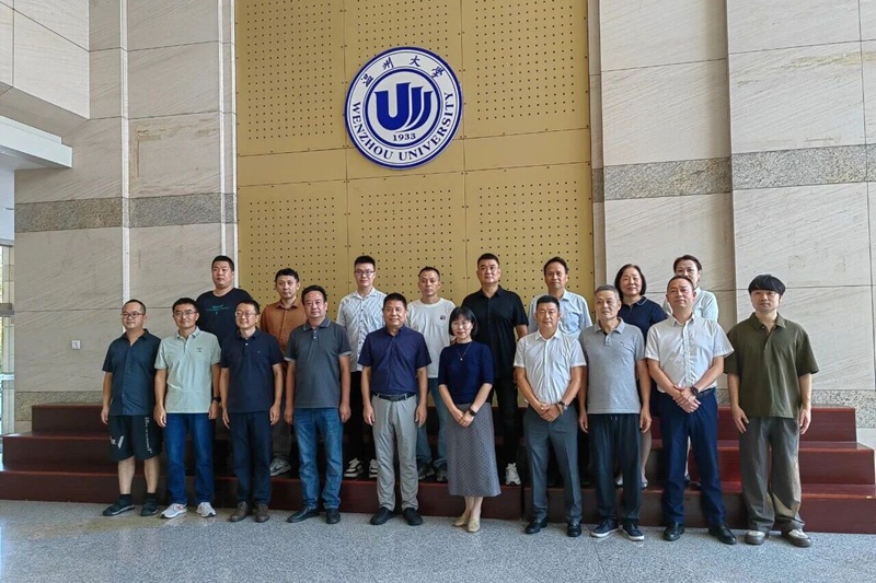 温州市紧固件行业协会到温州大学机电工程学院调研交流