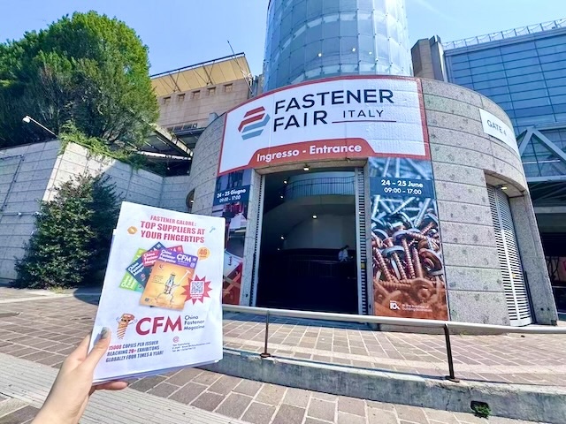 CFM亮相第5届意大利米兰紧固件展览会